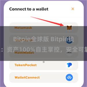 Bitpie全球版 Bitpie钱包：资产100%自主掌控，安全可靠。