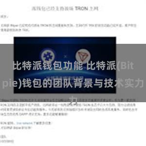 比特派钱包功能 比特派(Bitpie)钱包的团队背景与技术实力